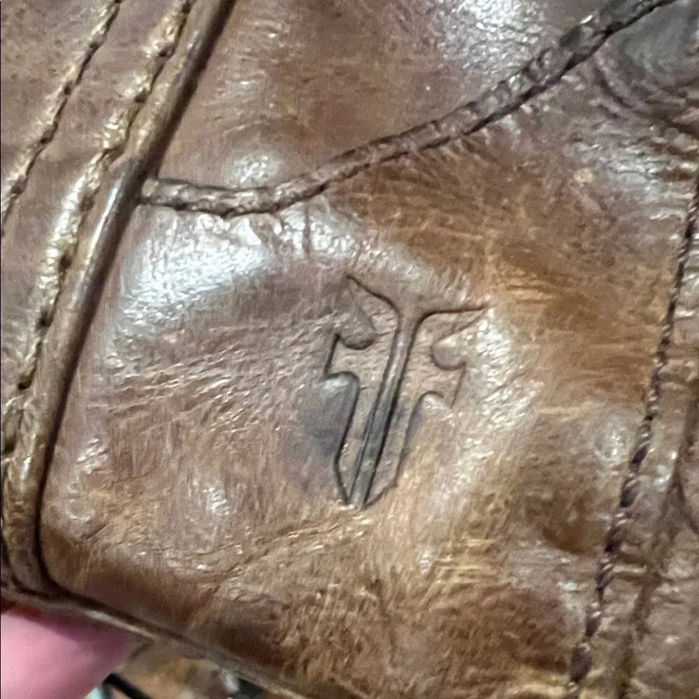 Frye Brown Melissa Tote - Picture 7 of 16